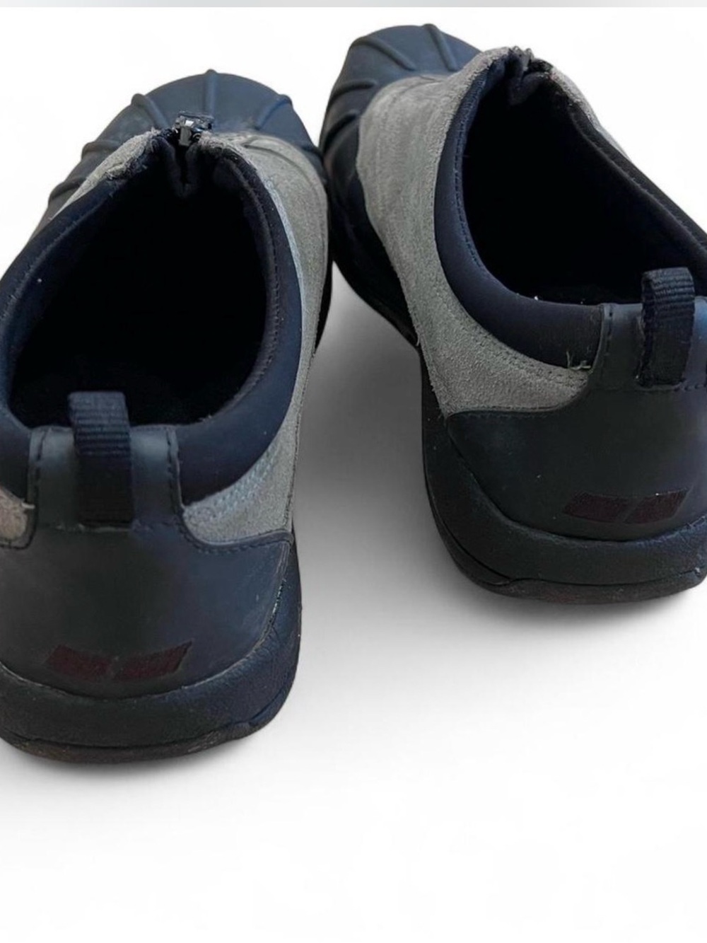 Ryka Zip Front Duck Boots Women's 10W Grey Suede Winter - Picture 4 of 7